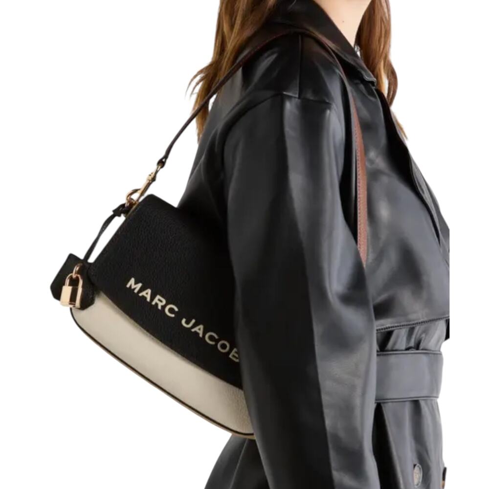 Marc Jacobs The Bold Saddle Leather Shoulder Bag New With Tags - Picture 8 of 8